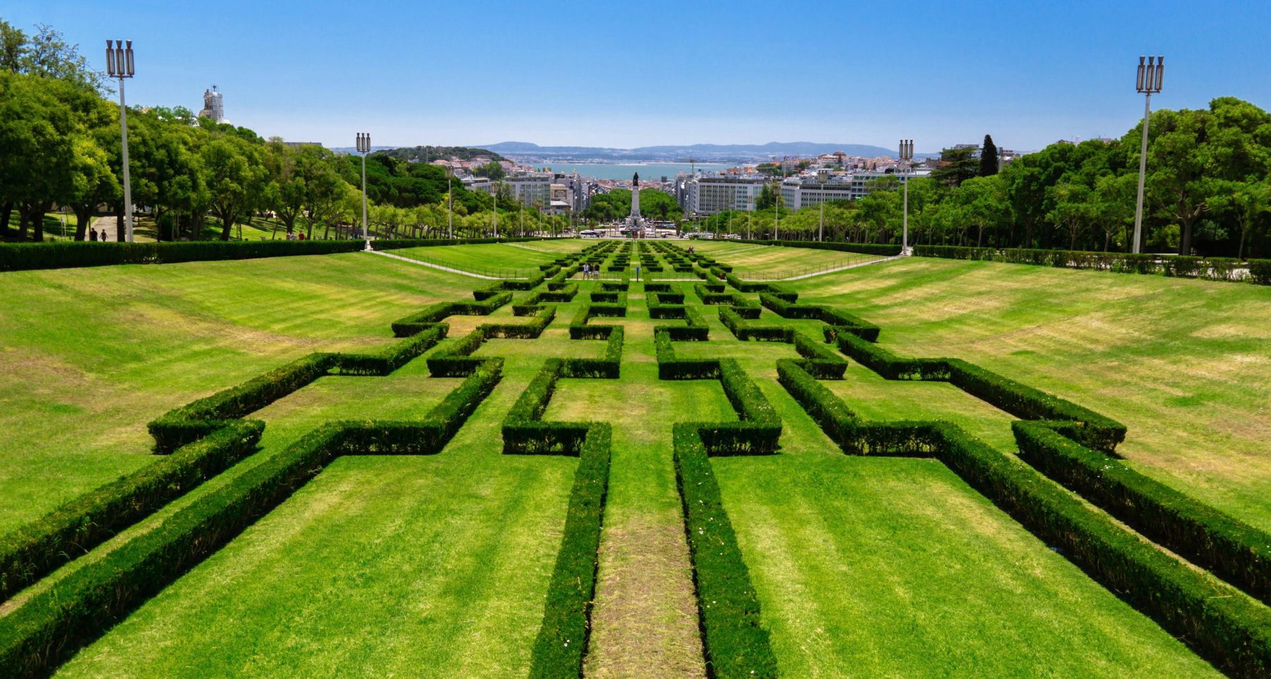 Parque Eduardo VII in Lissabon.